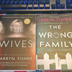 Tarryn Fisher Paperback Book Bundle - The Wives + The Wrong Family